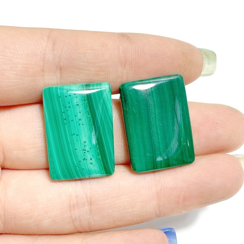 2.5CM High Quality Natural Malachite Cube Wholesale DIY Pendant