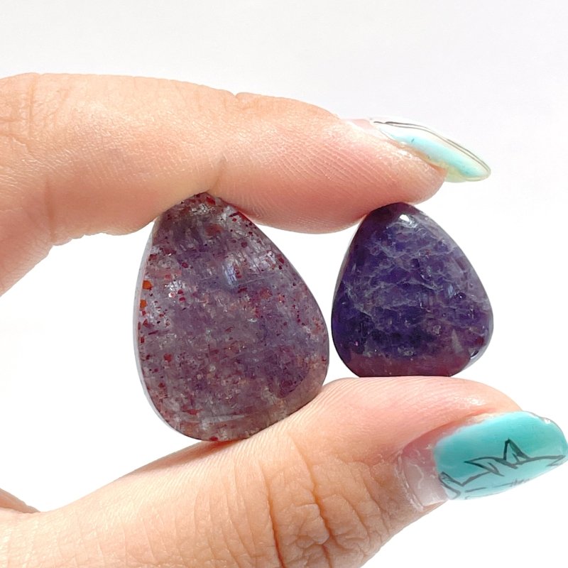 5 Pieces High Quality Cordierite Mixed Lepidocrocite WaterDrop Shape DIY Pendant
