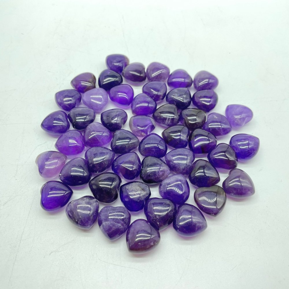 Mini Amethyst Heart For DIY Pendant Pocket Stone Wholesale