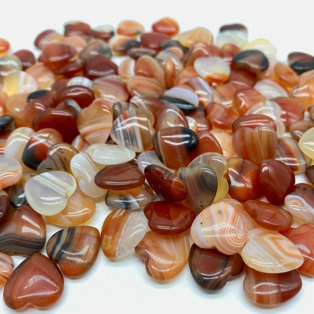 Mini Carnelian Heart Crystal DIY Pendant Wholesale