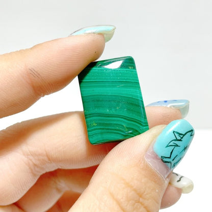 2.5CM High Quality Natural Malachite Cube Wholesale DIY Pendant