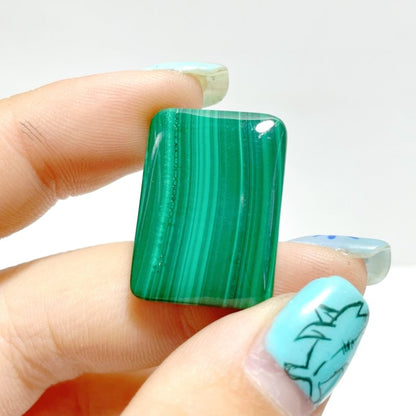 2.5CM High Quality Natural Malachite Cube Wholesale DIY Pendant