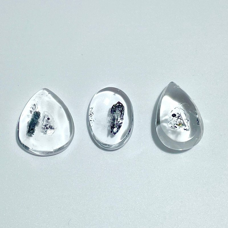3 Pieces Enhydro Quartz Crystal DIY Pendants