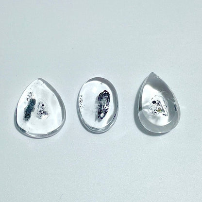 3 Pieces Enhydro Quartz Crystal DIY Pendants