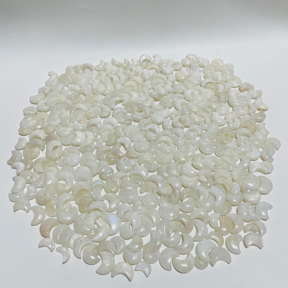 370 Pieces Mini Sri Lanka Moonstone Moon For DIY Pendant