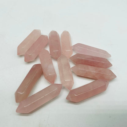 4Types Mini Double Point DIY Amethyst&Rose Quartz Red Jasper Wholesale
