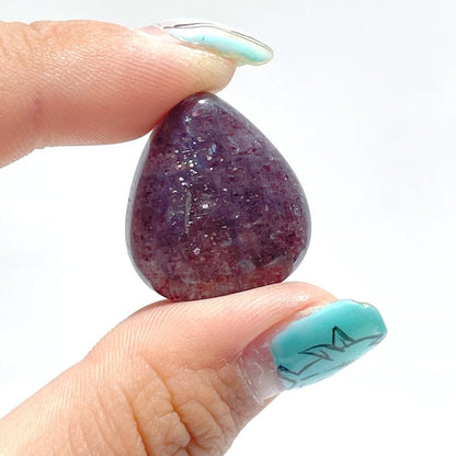 5 Pieces High Quality Cordierite Mixed Lepidocrocite WaterDrop Shape DIY Pendant