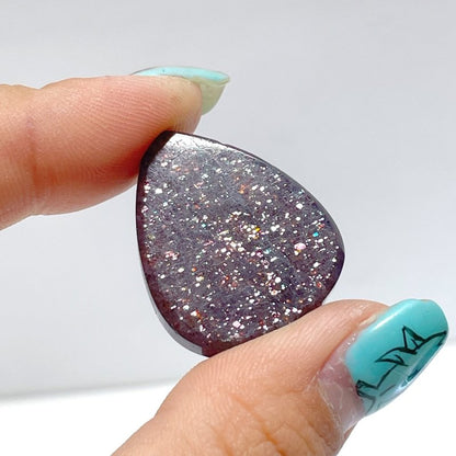 5 Pieces High Quality Cordierite Mixed Lepidocrocite WaterDrop Shape DIY Pendant