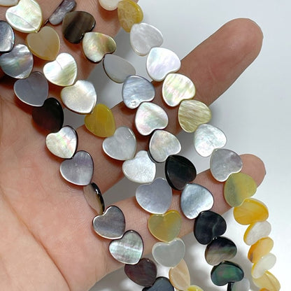5 Shapes Shell DIY Bracelets Accessories Wholesale Heart/Moon/Star/Four Leaf Clover Random Color