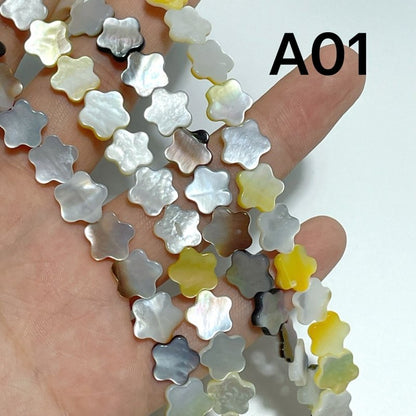 5 Shapes Shell DIY Bracelets Accessories Wholesale Heart/Moon/Star/Four Leaf Clover Random Color