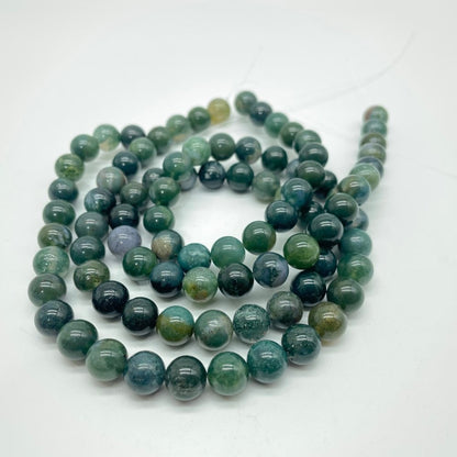 5Types Bracelet Labradorite&Moss Agate Opalite (man made) DIY Beads Wholesale
