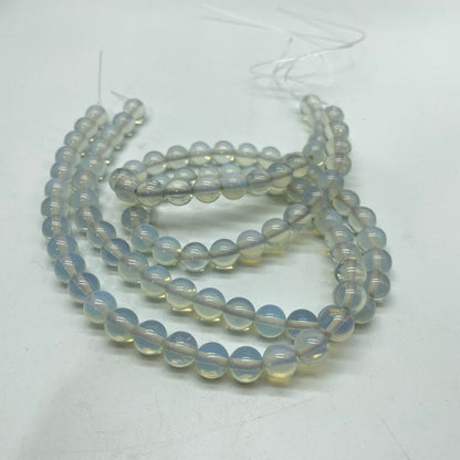 5Types Bracelet Labradorite&Moss Agate Opalite (man made) DIY Beads Wholesale