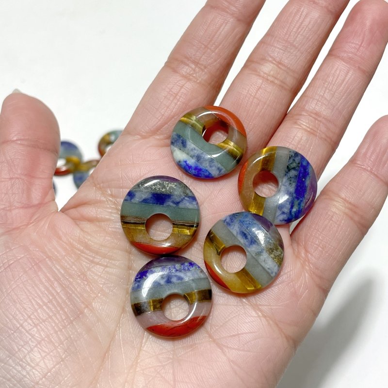 7 Chakra Round Shape DIY Pendant Wholesale