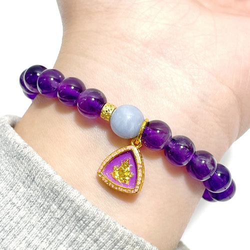 Amethyst Angelite DIY Bracelet Wholesale Original Design