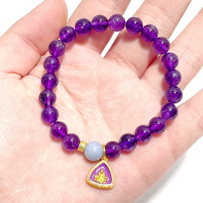 Amethyst Angelite DIY Bracelet Wholesale Original Design