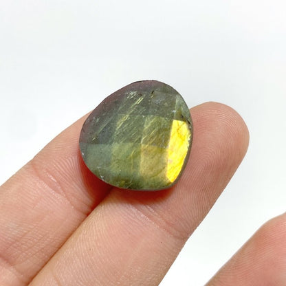 Beautiful Cut Faceted Labradorite Heart Shape DIY Pendants Wholesale