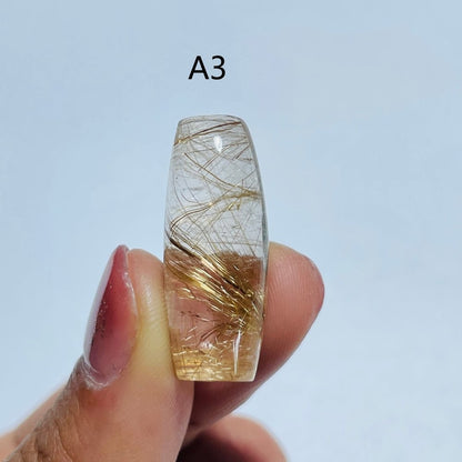 High Quality Barrel Bead DIY Pendant Rutile Quartz Rose Quartz Citrine
