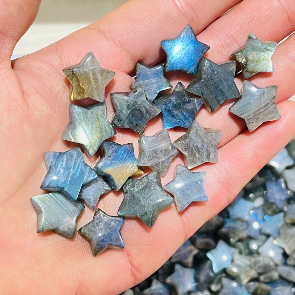 High Quality Mini Labradorite Star Moon DIY Pendant Wholesale