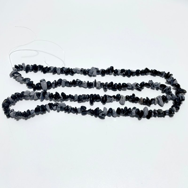 Irregular Crystal Chips Stone DIY Black Tourmaline Lepidolite Loose Beads #5