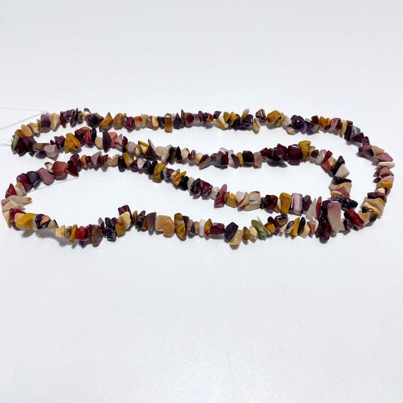 Irregular Crystal Chips Stone DIY Black Tourmaline Lepidolite Loose Beads #5