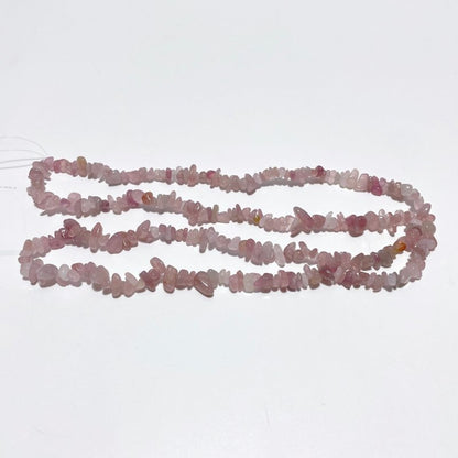 Irregular Crystal Chips Stone DIY Black Tourmaline Lepidolite Loose Beads #5
