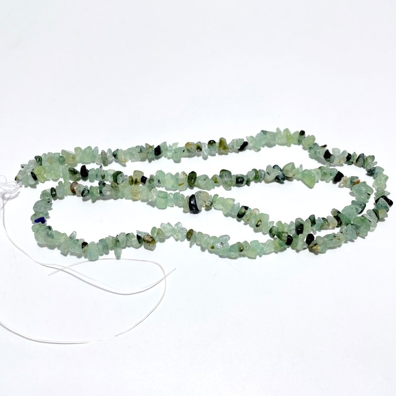 Irregular Crystal Chips Stone DIY Garnet Prehnite Amethyst Loose Beads #4