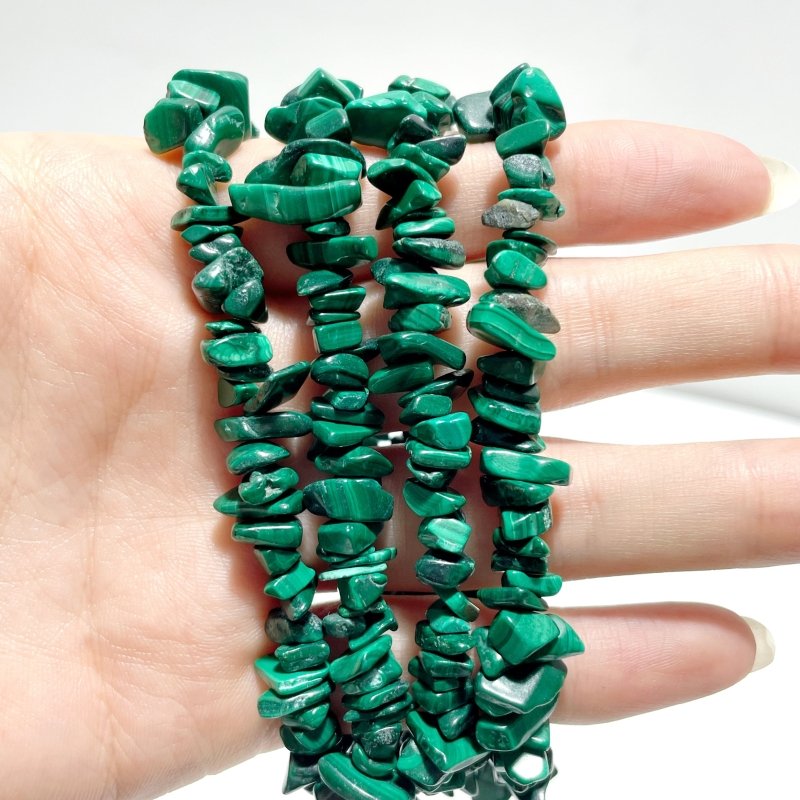 Irregular Crystal Chips Stone DIY Larimar Malachite Wholesale Loose Beads #1