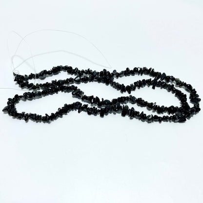 Irregular Crystal Chips Stone DIY Rose Quartz Obsidian Loose Beads #2