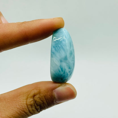 Larimar Waterdrop Shape Diy Pendant