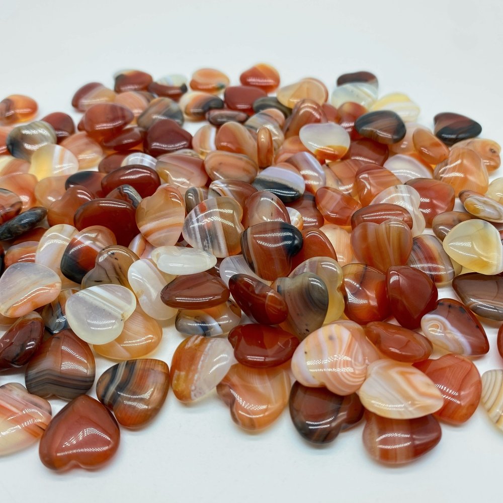 Mini Carnelian Heart Crystal DIY Pendant Wholesale