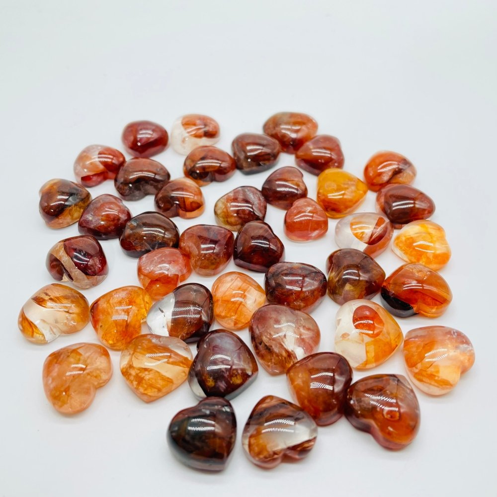 Mini Fire Quartz Heart DIY Pendant Wholesale
