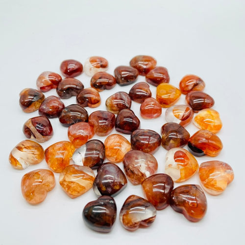 Mini Fire Quartz Heart DIY Pendant Wholesale