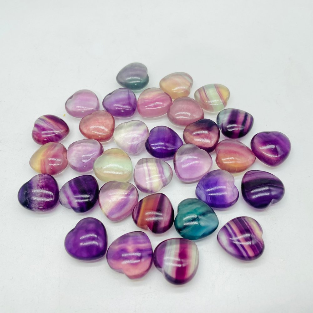 Mini Fluorite Heart DIY Pendant Wholesale