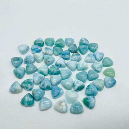 Mini Larimar Triangle DIY Pendant Wholesale